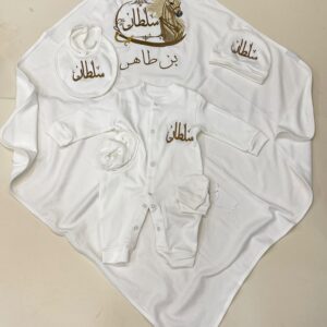 ⁦اطقم تطريز صيفي ولادي قطن 100%⁩ - الصورة ⁦3⁩