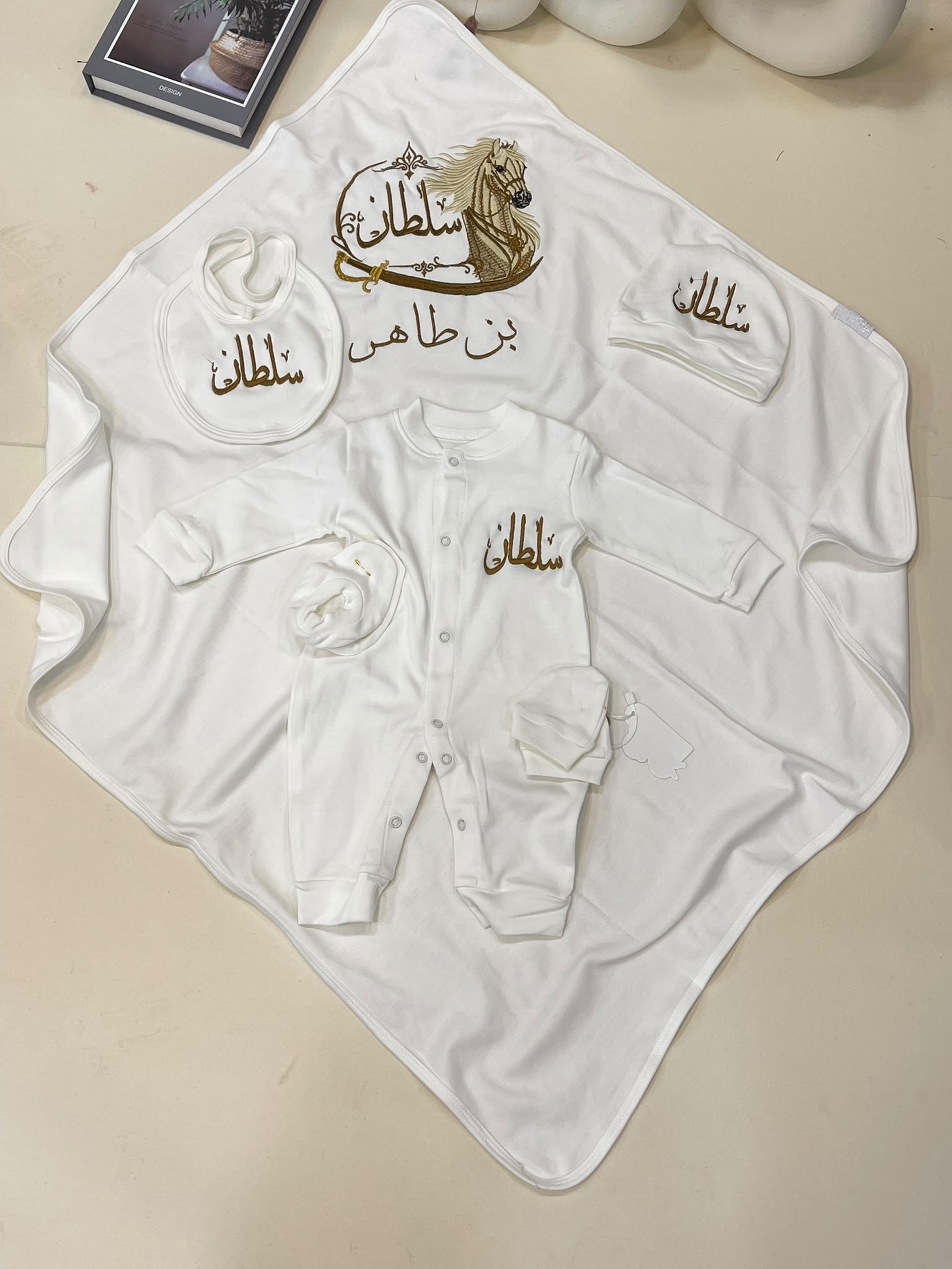 ⁦اطقم تطريز صيفي ولادي قطن 100%⁩ - الصورة ⁦3⁩