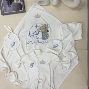 ⁦اطقم تطريز صيفي ولادي قطن 100%⁩ - الصورة ⁦4⁩