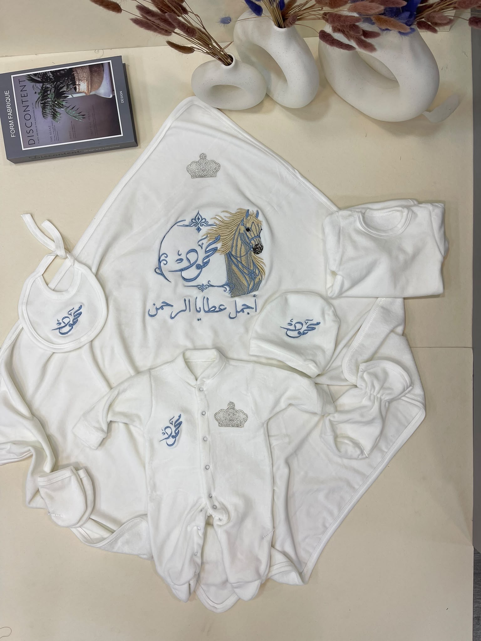 ⁦اطقم تطريز صيفي ولادي قطن 100%⁩ - الصورة ⁦4⁩